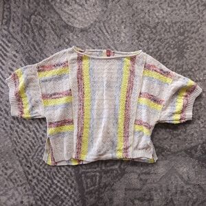 Pilcro from Anthropologie Beachside Sweater Tee Size Small